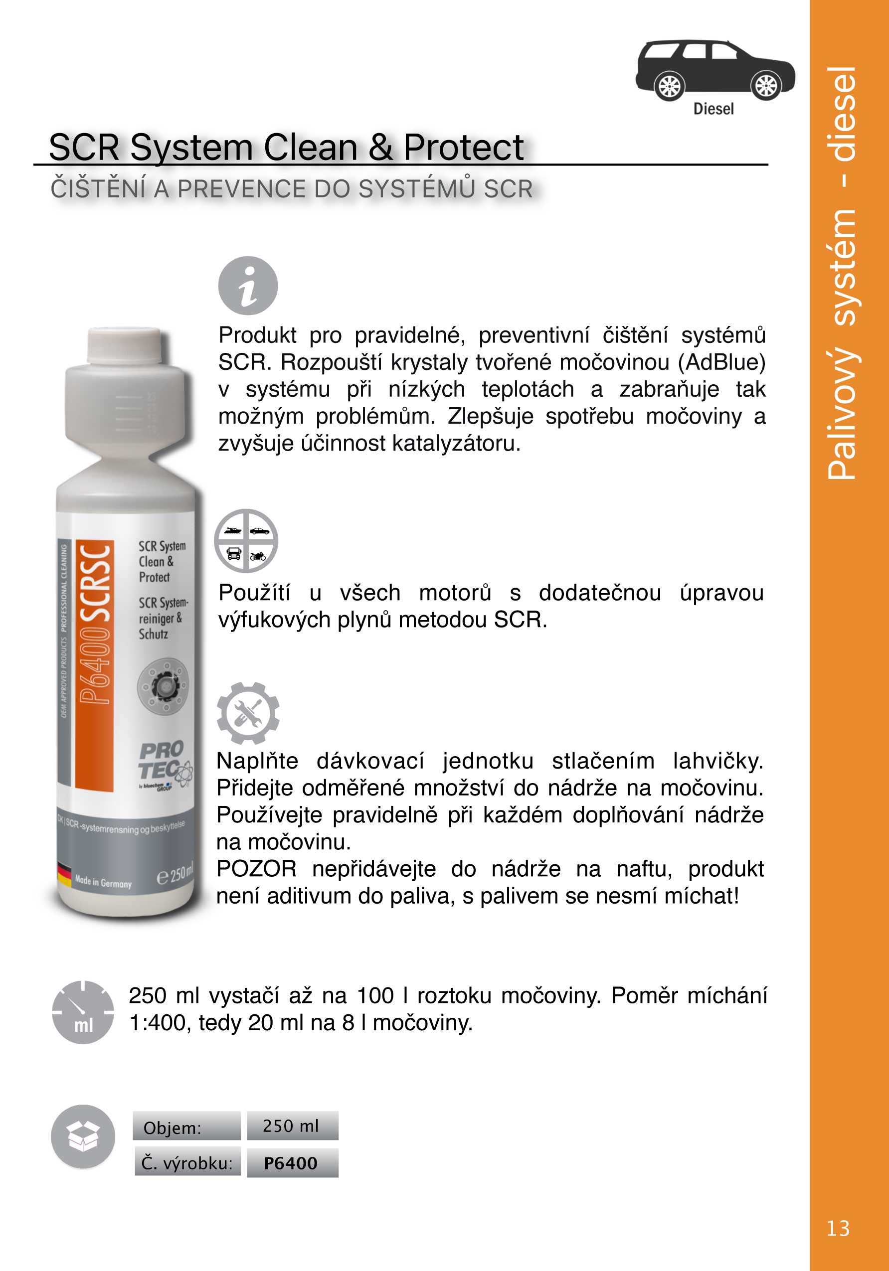 SCR System Clean & Protect