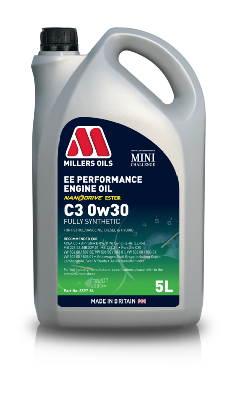 Millers Oils EE PERFORMANCE C3 0W-30 5 L + Engine Flush PRO-TEC